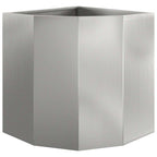 Vaso d'angolo Argento 45 x 45 x 50 cm Acciaio zincato