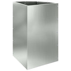 Vaso d'angolo Argento 30 x 30 x 50 cm Acciaio zincato