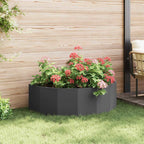 Fioriera Nero 120 x 60 x 35 cm Acciaio
