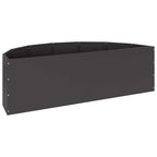 Fioriera Nero 120 x 60 x 35 cm Acciaio