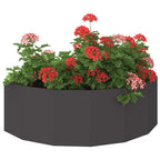 Fioriera Nero 120 x 60 x 35 cm Acciaio