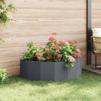 Fioriera Antracite 120 x 60 x 35 cm Acciaio