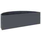 Fioriera Antracite 120 x 60 x 35 cm Acciaio