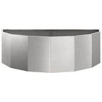 Fioriera Argento 120 x 60 x 35 cm Acciaio inossidabile