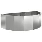 Fioriera Argento 120 x 60 x 35 cm Acciaio zincato