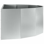Fioriera Argento 120 x 60 x 35 cm Acciaio zincato