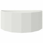 Fioriera Bianco 90 x 45 x 35 cm Acciaio