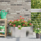 Fioriera Argento 90 x 45 x 35 cm Acciaio inossidabile