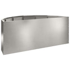 Fioriera Argento 90 x 45 x 35 cm Acciaio inossidabile