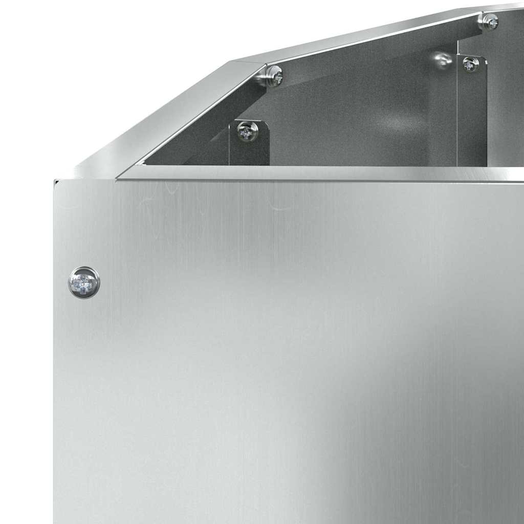 Fioriera Argento 90 x 45 x 35 cm Acciaio zincato