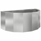 Fioriera Argento 90 x 45 x 35 cm Acciaio zincato