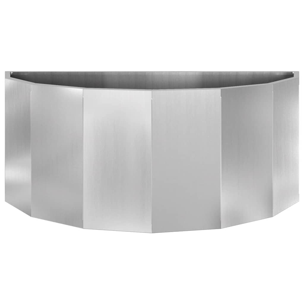 Fioriera Argento 90 x 45 x 35 cm Acciaio zincato