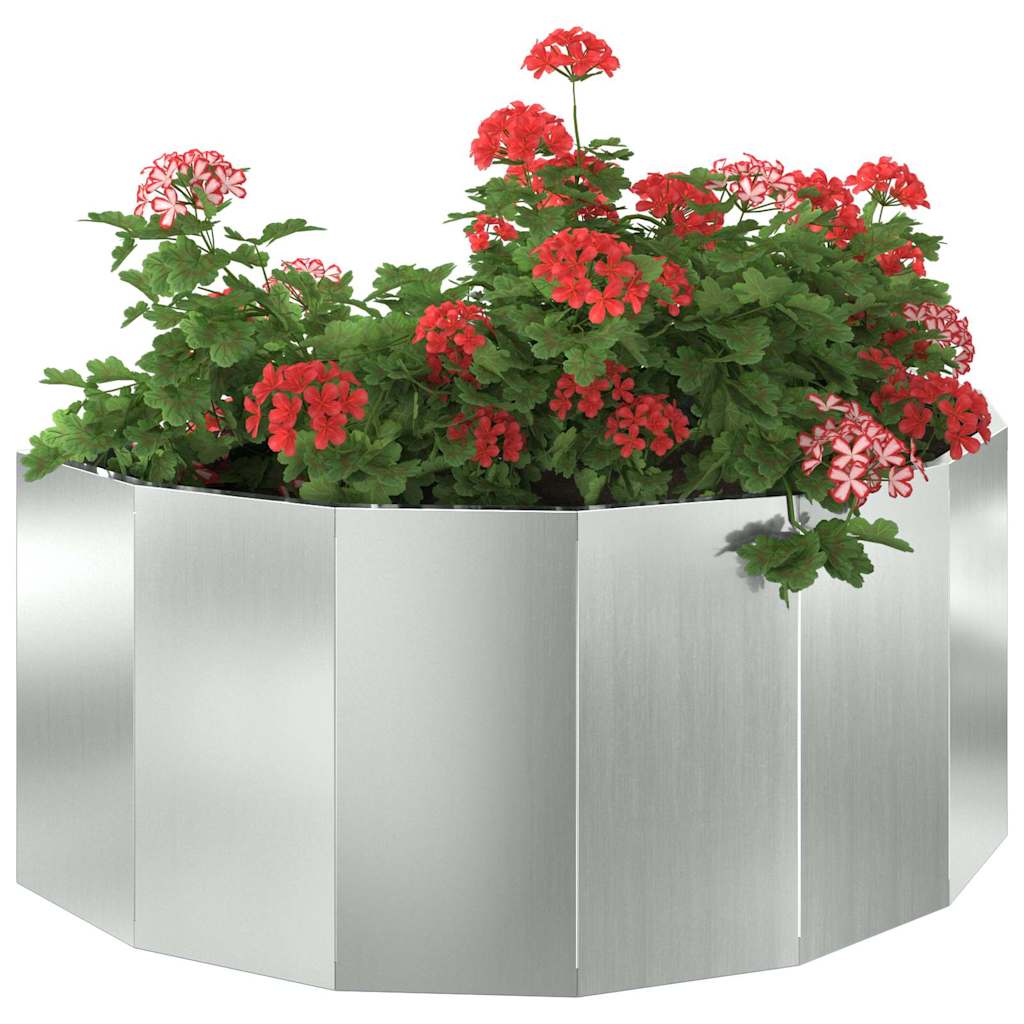 Fioriera Argento 90 x 45 x 35 cm Acciaio zincato