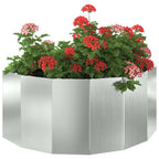Fioriera Argento 90 x 45 x 35 cm Acciaio zincato