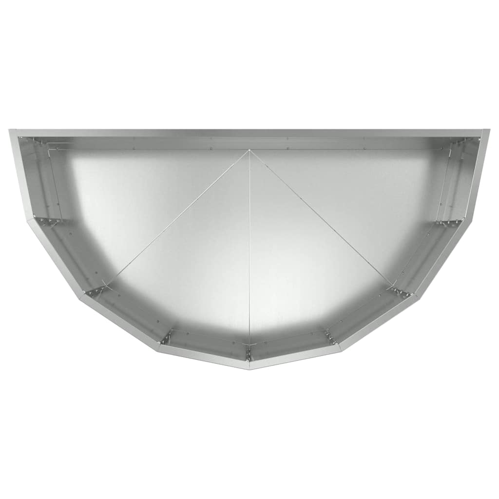 Fioriera Argento 90 x 45 x 35 cm Acciaio zincato
