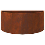 Fioriera Ruggine 90 x 45 x 35 cm