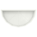 Fioriera Bianco 60 x 30 x 35 cm Acciaio