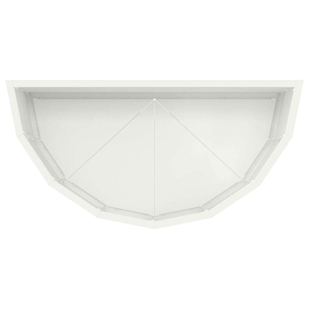 Fioriera Bianco 60 x 30 x 35 cm Acciaio