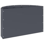 Fioriera Antracite 60 x 30 x 35 cm Acciaio