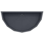 Fioriera Antracite 60 x 30 x 35 cm Acciaio