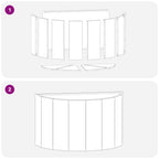 Fioriera Verde oliva 60 x 30 x 35 cm Acciaio