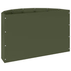 Fioriera Verde oliva 60 x 30 x 35 cm Acciaio