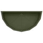 Fioriera Verde oliva 60 x 30 x 35 cm Acciaio