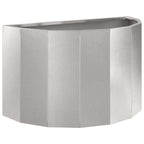 Fioriera Argento 60 x 30 x 35 cm Acciaio inossidabile