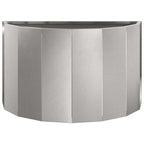 Fioriera Argento 60 x 30 x 35 cm Acciaio inossidabile
