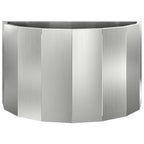 Fioriera Argento 60 x 30 x 35 cm Acciaio zincato