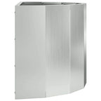Fioriera Argento 60 x 30 x 35 cm Acciaio zincato