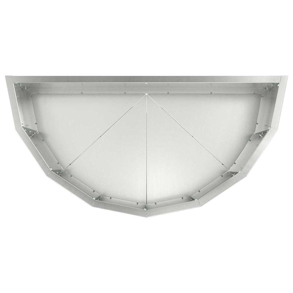 Fioriera Argento 60 x 30 x 35 cm Acciaio zincato