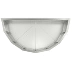 Fioriera Argento 60 x 30 x 35 cm Acciaio zincato