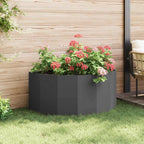 Fioriera Nero 120 x 60 x 50 cm Acciaio