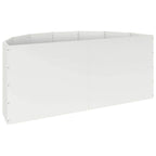 Fioriera Bianco 120 x 60 x 50 cm Acciaio