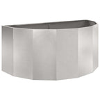 Fioriera Argento 120 x 60 x 50 cm Acciaio inossidabile