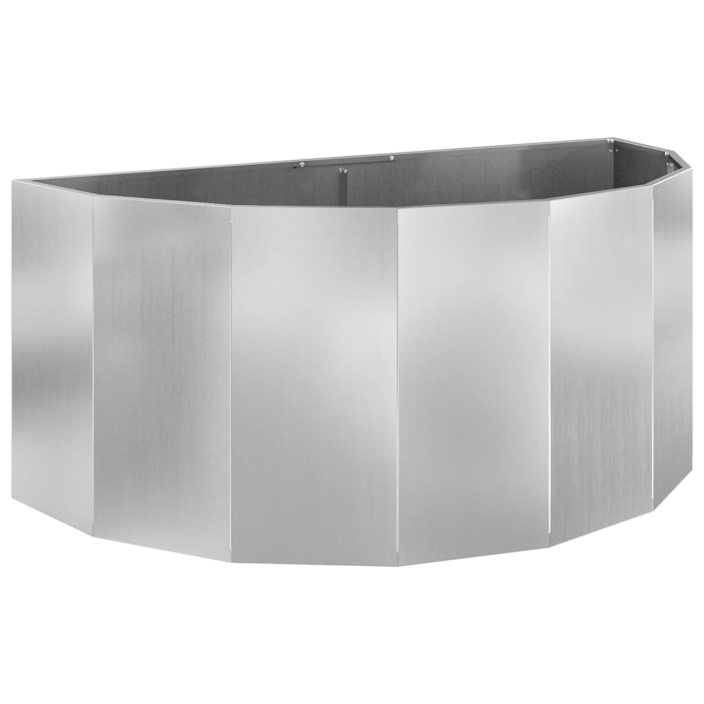 Fioriera Argento 120 x 60 x 50 cm Acciaio zincato