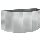 Fioriera Argento 120 x 60 x 50 cm Acciaio zincato
