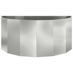 Fioriera Argento 120 x 60 x 50 cm Acciaio zincato