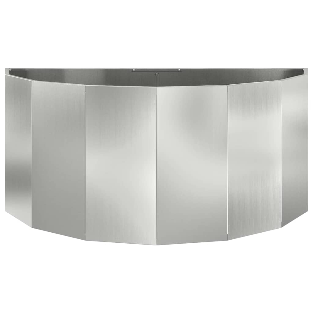 Fioriera Argento 120 x 60 x 50 cm Acciaio zincato