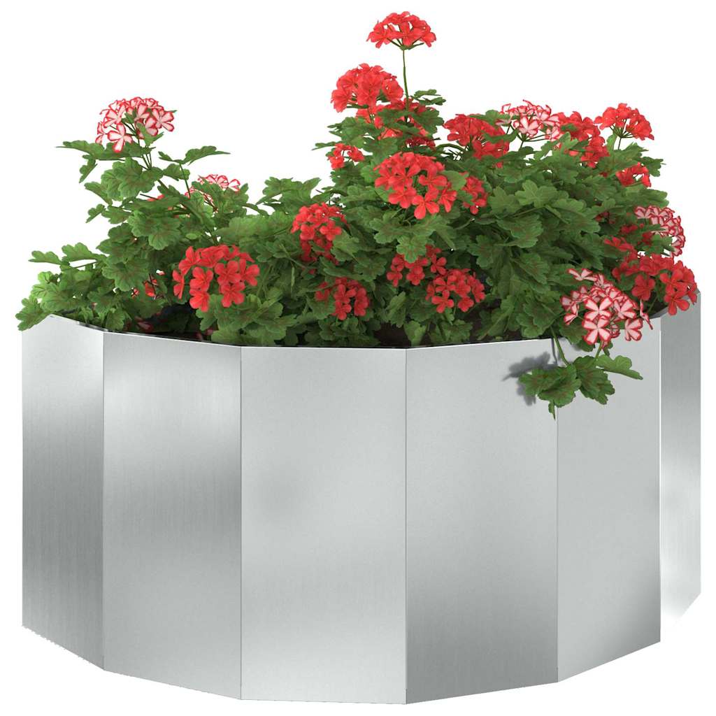 Fioriera Argento 120 x 60 x 50 cm Acciaio zincato