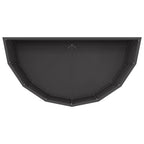 Fioriera Nero 90 x 45 x 50 cm Acciaio