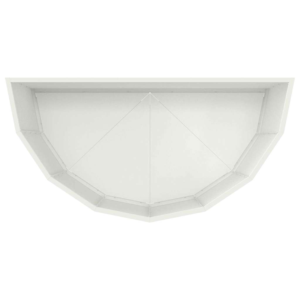 Fioriera Bianco 90 x 45 x 50 cm Acciaio
