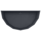 Fioriera Antracite 90 x 45 x 50 cm Acciaio