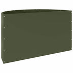 Fioriera Verde oliva 90 x 45 x 50 cm Acciaio