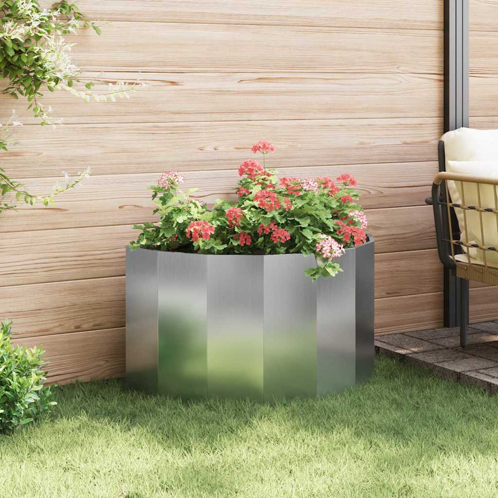 Fioriera Argento 90 x 45 x 50 cm Acciaio zincato