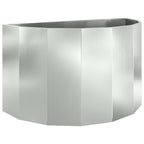 Fioriera Argento 90 x 45 x 50 cm Acciaio zincato