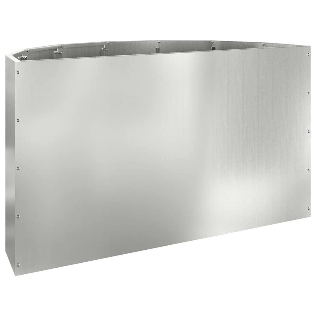 Fioriera Argento 90 x 45 x 50 cm Acciaio zincato