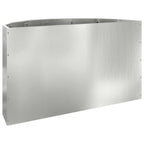Fioriera Argento 90 x 45 x 50 cm Acciaio zincato