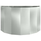 Fioriera Argento 90 x 45 x 50 cm Acciaio zincato